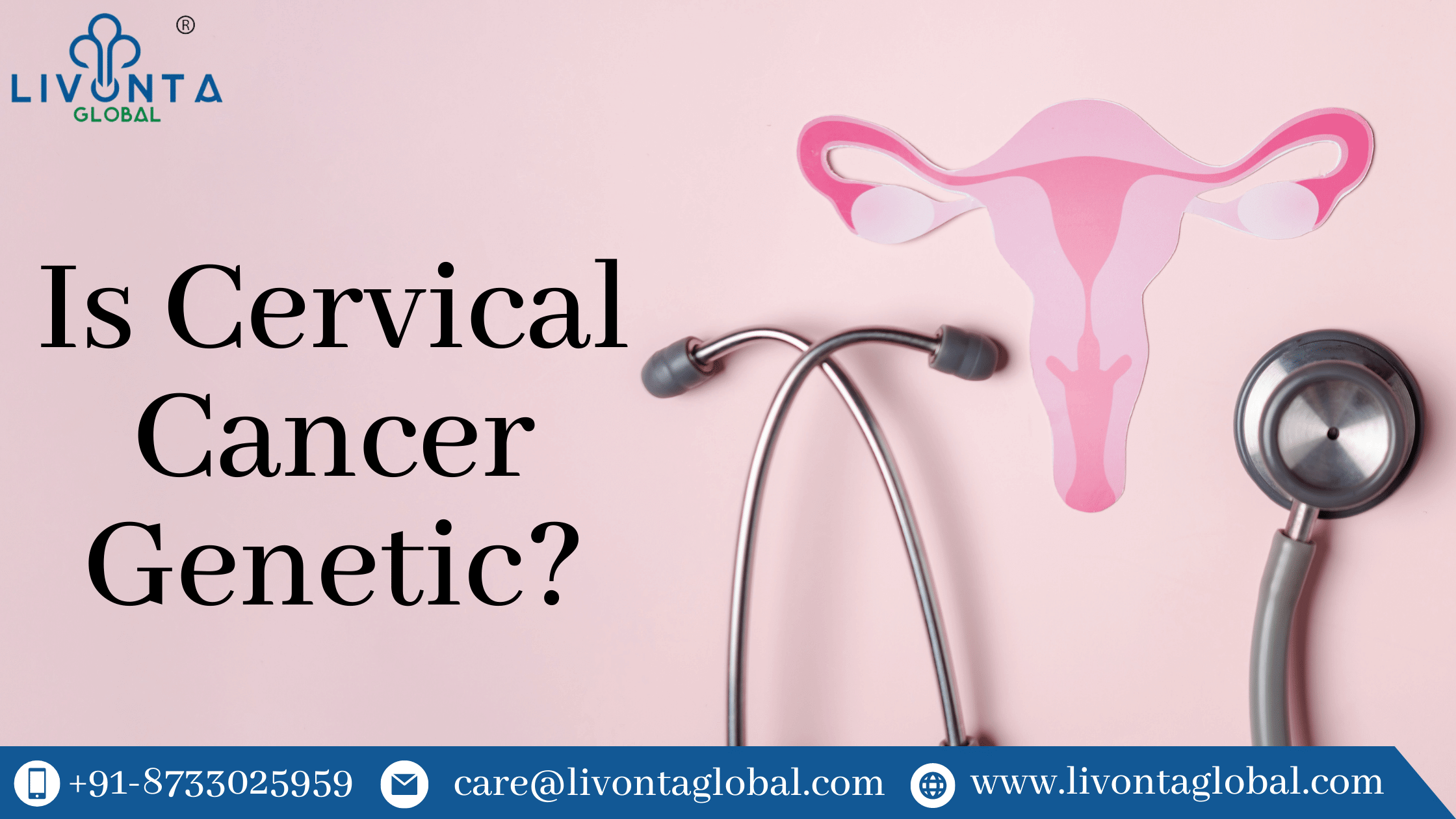 cervicalcancer is NOT genetic, familial or hereditary It is caused by a  virus #HPV that you get from having sex Cervical cancer can be p